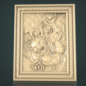 3D STL Model for CNC and 3d Printer - Bas-Relief (1047)