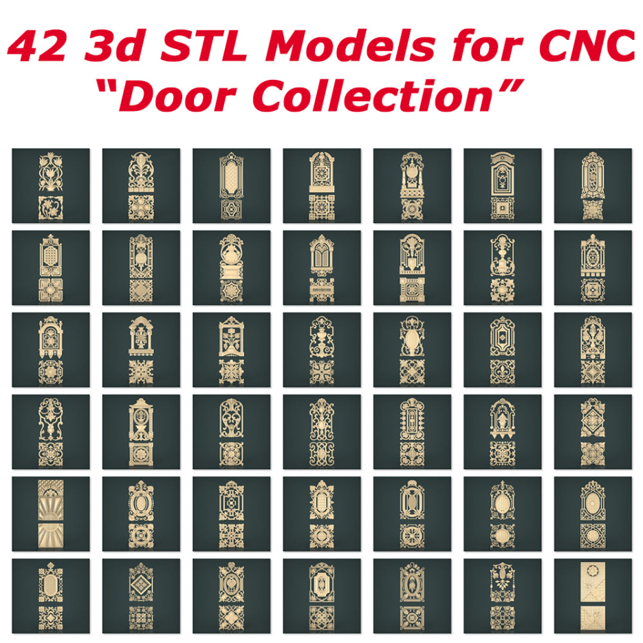 NEW “Bas-Relief Collection” 211 3d STL Models for CNC and 3d printers